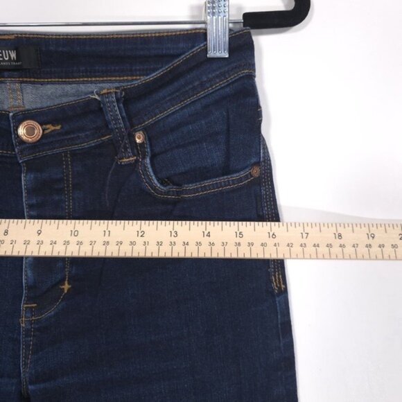 NEUW IGGY Jeans Women's 30x24 Crop Skinny Button Fly (Altered) - Picture 6 of 12